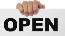 We're still open