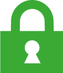 Green padlock icon