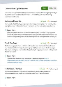 conversion otimisation page
