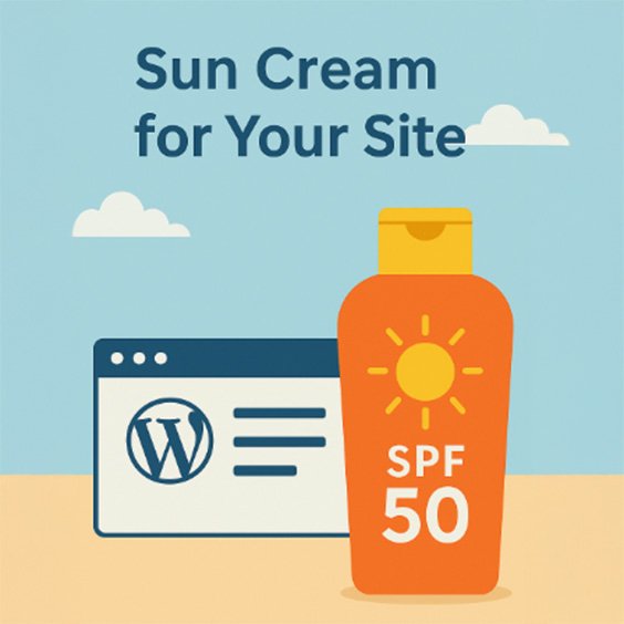 Suncream for your site SPF50