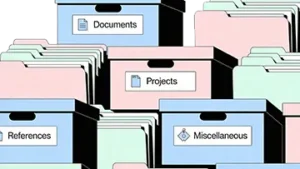 Folders and filing boxes