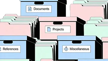 Folders and filing boxes